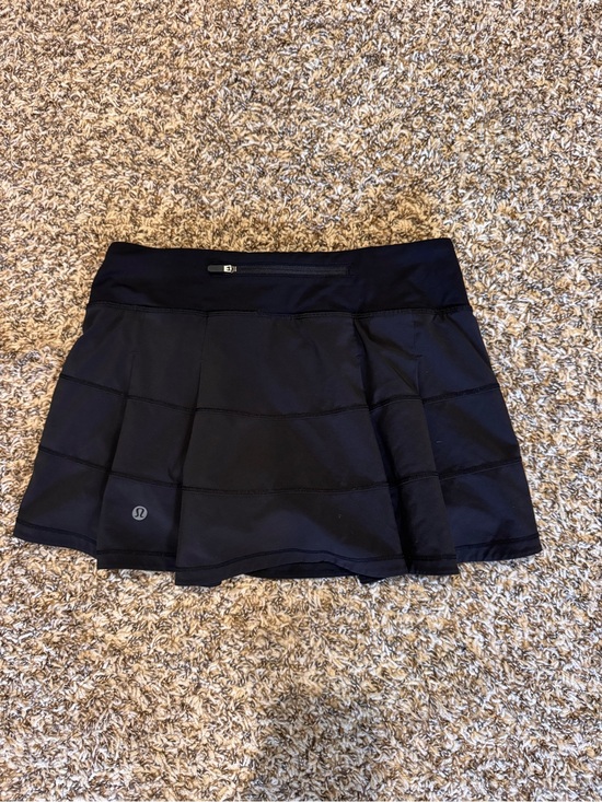 lululemon athletica Dresses & Skirts - lululemon athletica Black Circle Skirt with Subtle Logo